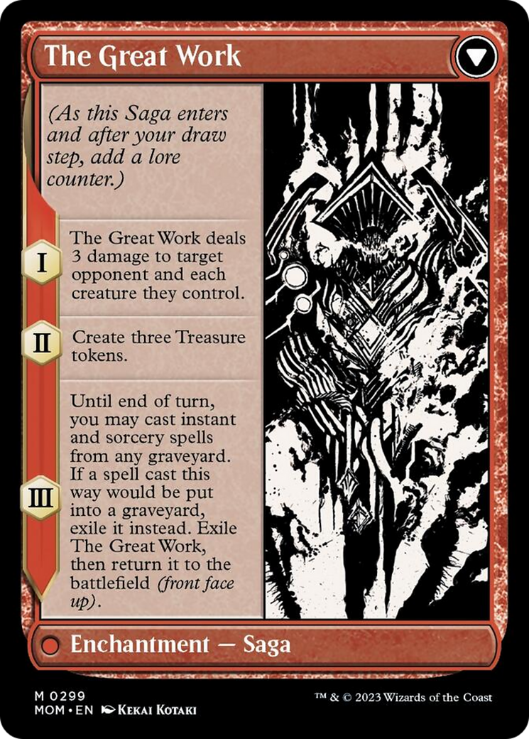 Urabrask // The Great Work (Showcase Planar Booster Fun) [March of the Machine] - Trinity Hobby