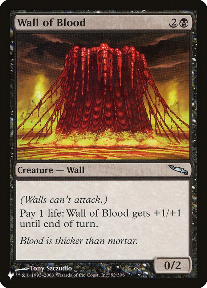 Wall of Blood [The List] - Trinity Hobby