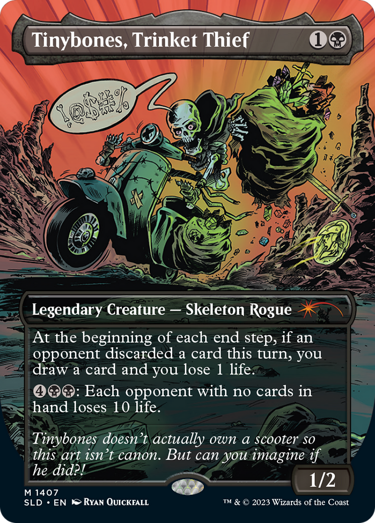 Tinybones, Trinket Thief (SLD-1407) - [Secret Lair Drop] (Borderless) Foil - Trinity Hobby