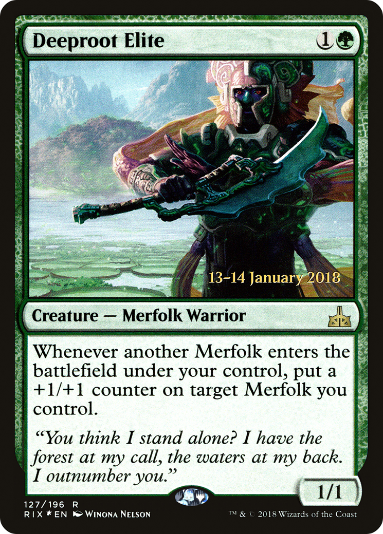 Deeproot Elite [Rivals of Ixalan Prerelease Promos] - Trinity Hobby