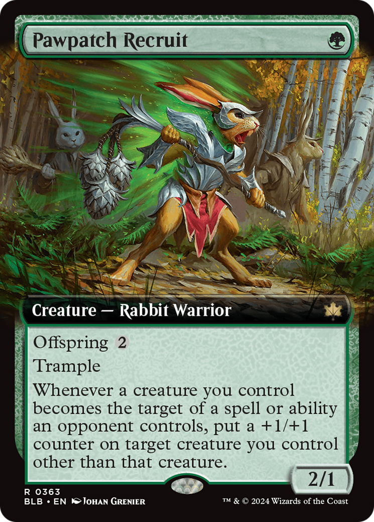 Pawpatch Recruit (Extended Art) [Bloomburrow] - Trinity Hobby
