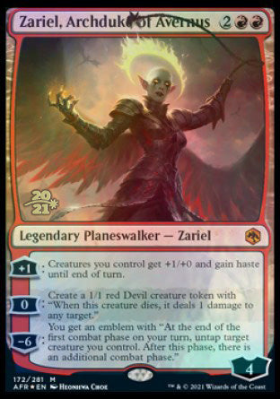 Zariel, Archduke of Avernus [Dungeons & Dragons: Adventures in the Forgotten Realms Prerelease Promos] - Trinity Hobby