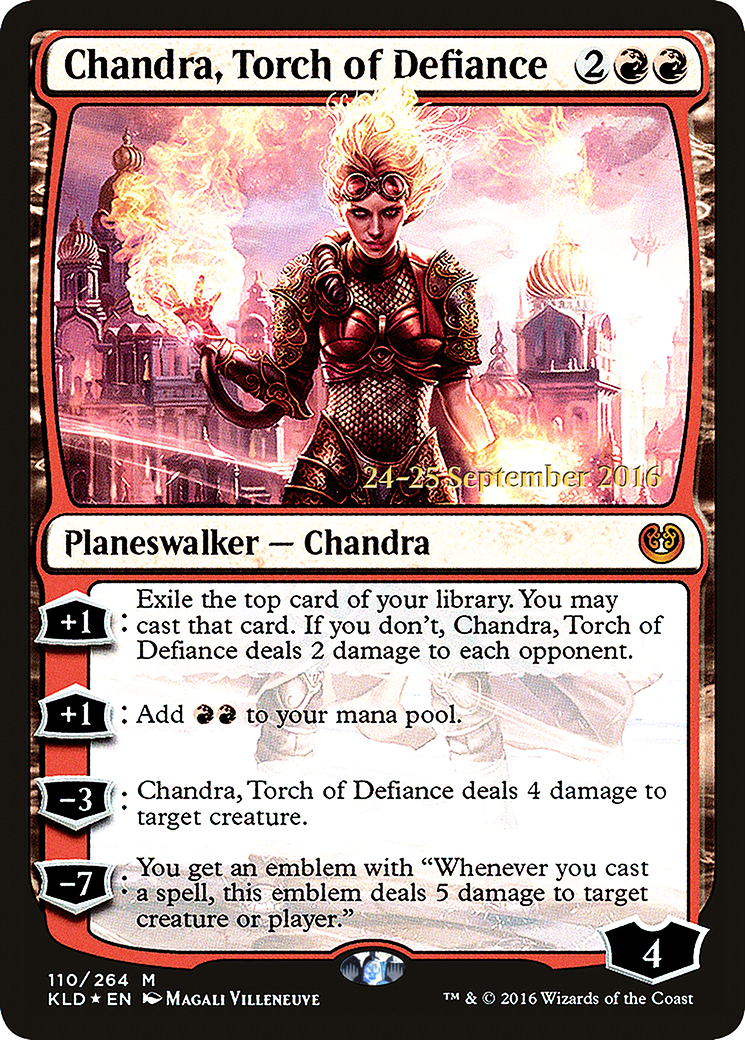 Chandra, Torch of Defiance [Kaladesh Prerelease Promos] - Trinity Hobby