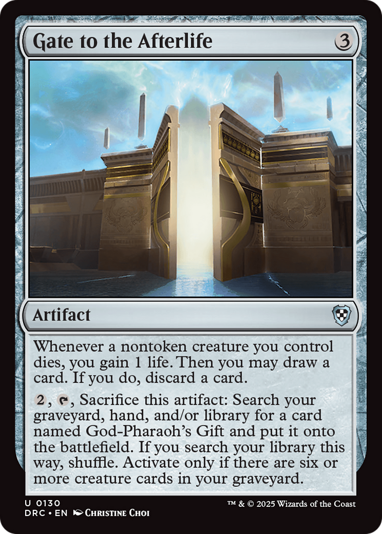 Gate to the Afterlife [Aetherdrift Commander] - Trinity Hobby