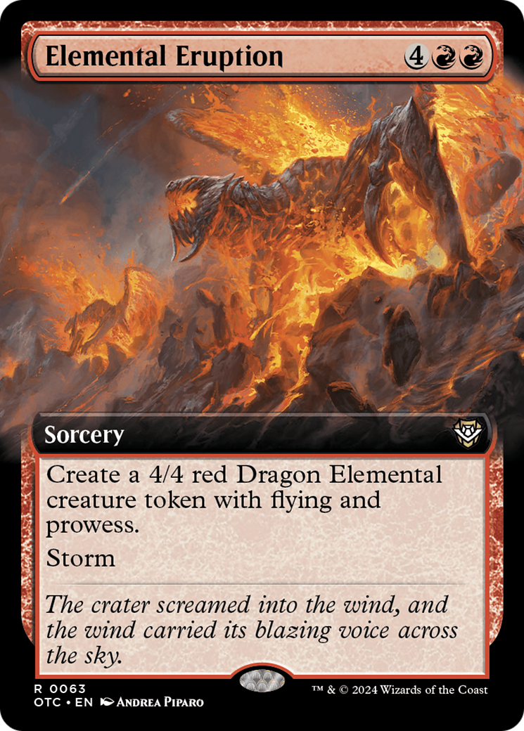 Elemental Eruption (Extended Art) [Outlaws of Thunder Junction Commander] - Trinity Hobby