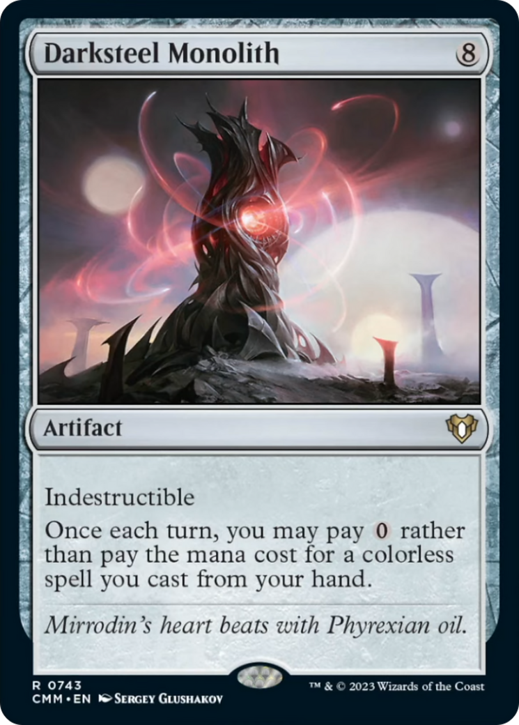 Darksteel Monolith [Commander Masters] - Trinity Hobby