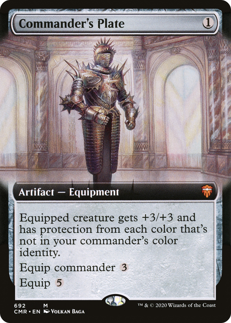 Commander's Plate (Extended Art) [Commander Legends] - Trinity Hobby