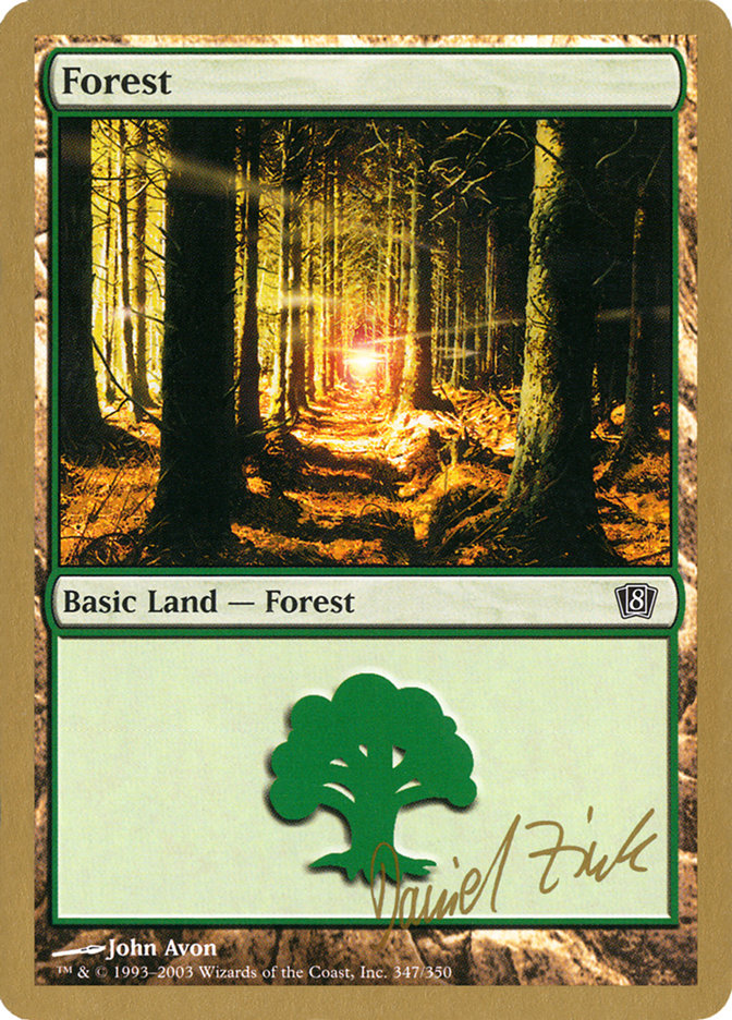 Forest (dz347) (Daniel Zink) [World Championship Decks 2003] - Trinity Hobby