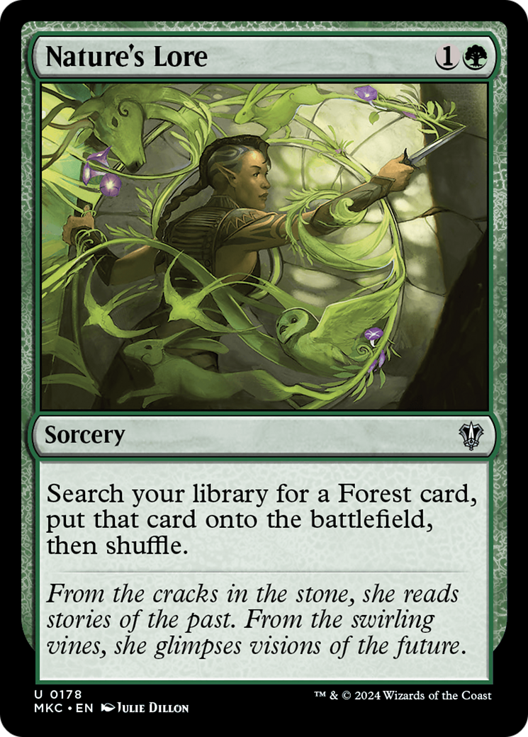 Nature's Lore [Murders at Karlov Manor Commander] - Trinity Hobby