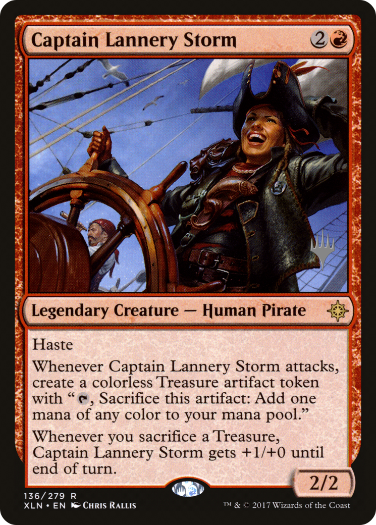 Captain Lannery Storm (Promo Pack) [Ixalan Promos] - Trinity Hobby