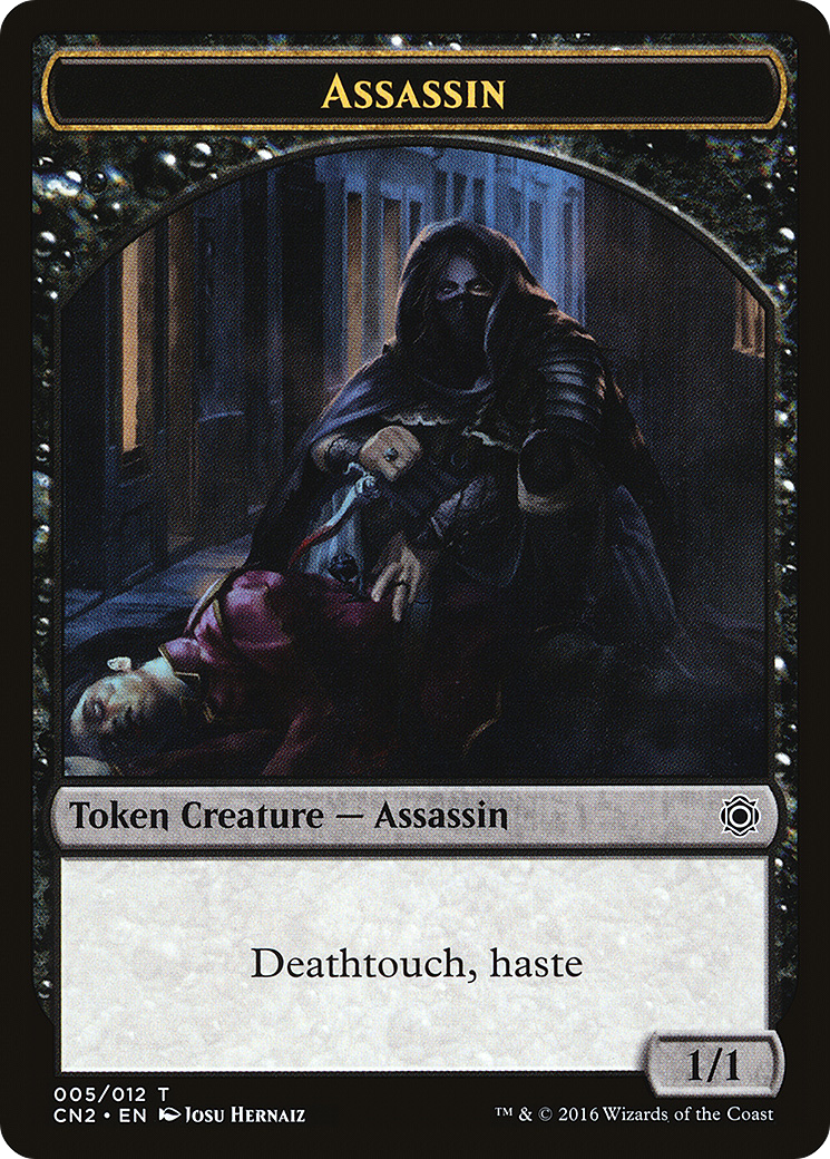 Assassin Token [Conspiracy: Take the Crown Tokens] - Trinity Hobby