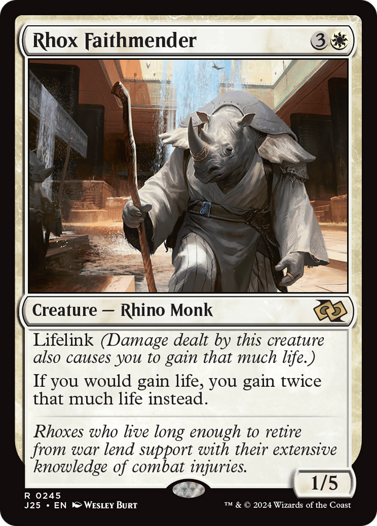 Rhox Faithmender [Foundations Jumpstart] - Trinity Hobby