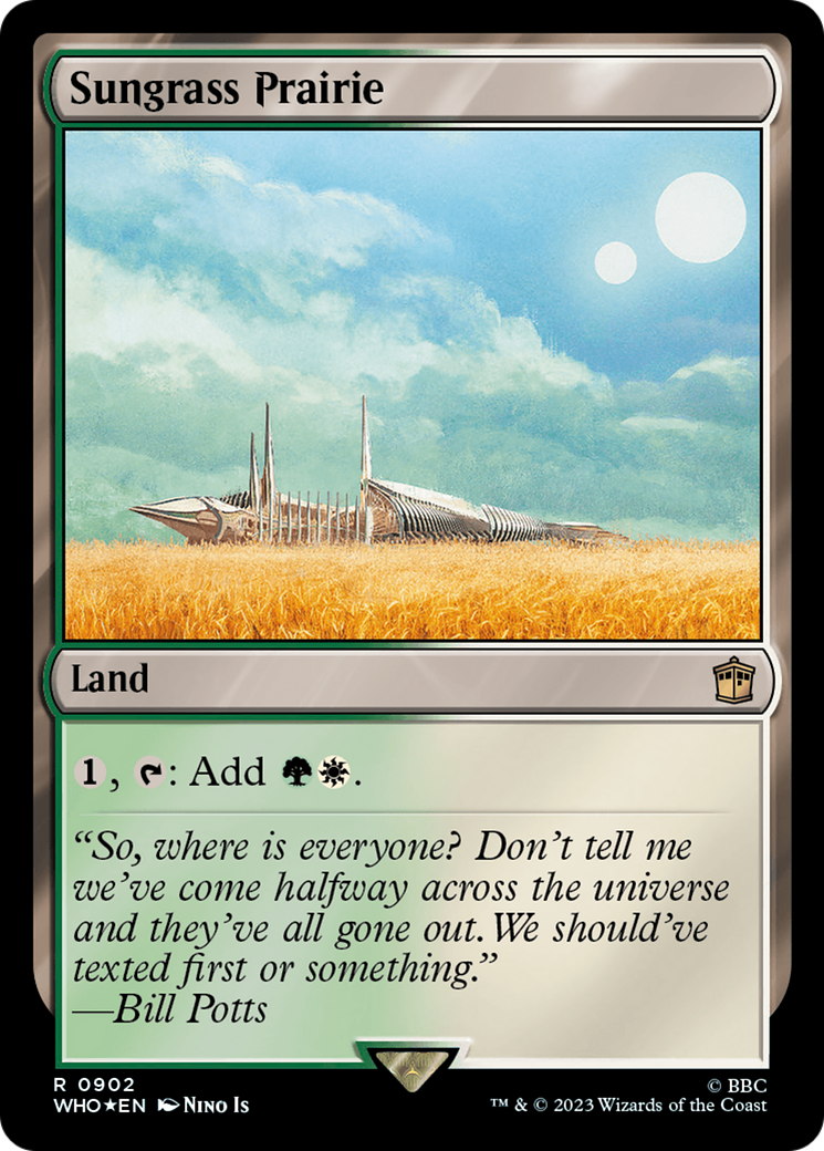 Sungrass Prairie (Surge Foil) [Doctor Who] - Trinity Hobby