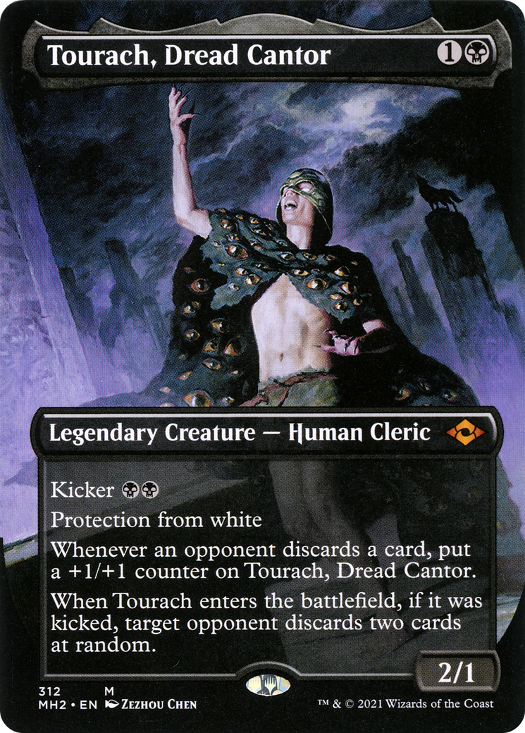 Tourach, Dread Cantor (Borderless Alternate Art) [Modern Horizons 2] - Trinity Hobby