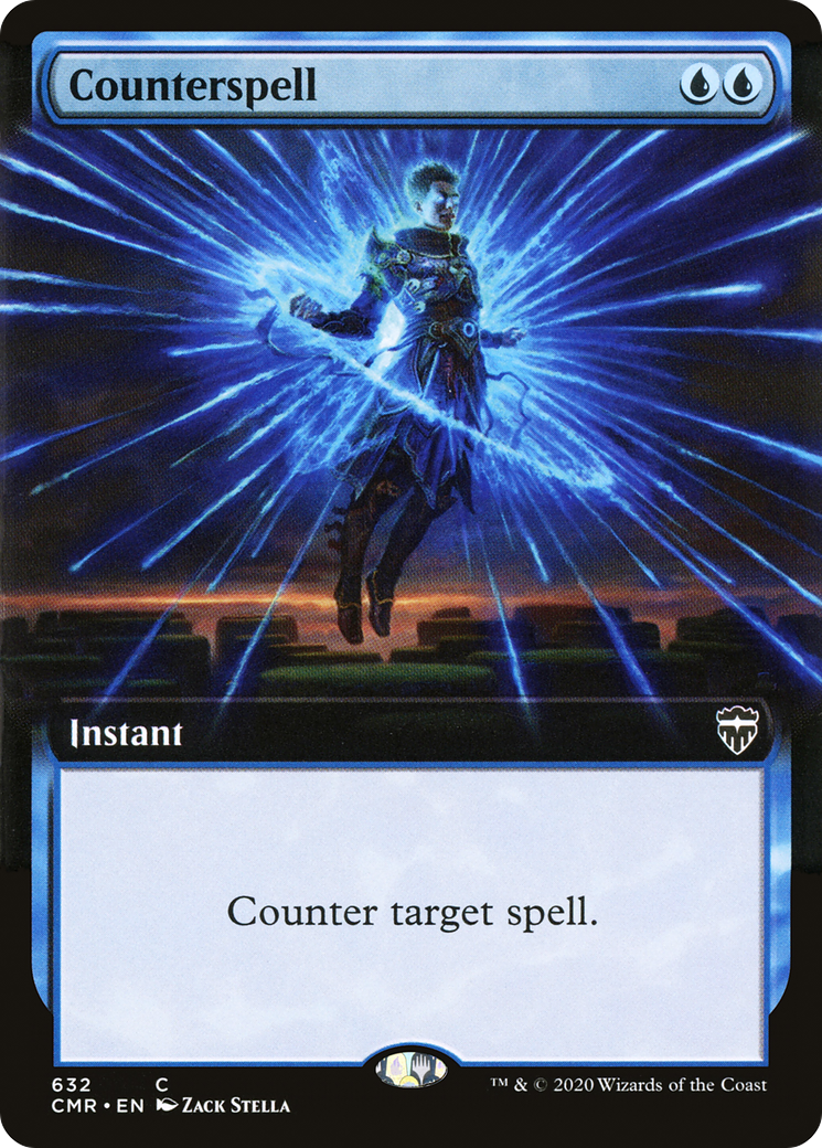Counterspell (Extended Art) [Commander Legends] - Trinity Hobby