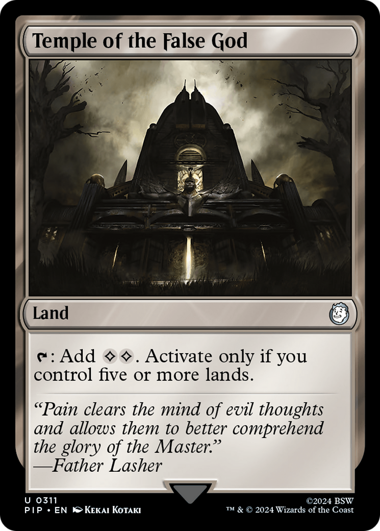 Temple of the False God [Fallout] - Trinity Hobby