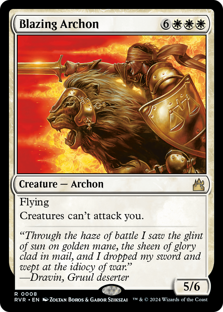 Blazing Archon [Ravnica Remastered] - Trinity Hobby