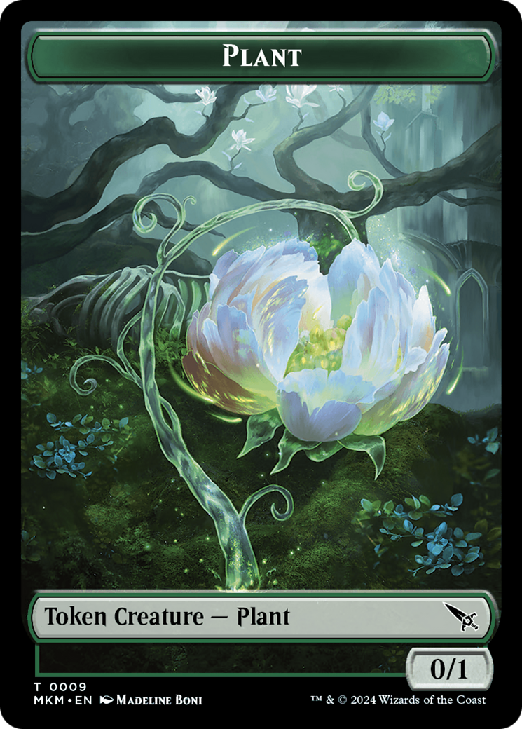 Mécanoptère (0020) // Jeton double face végétal [Meurtres à Karlov Manor Tokens] 