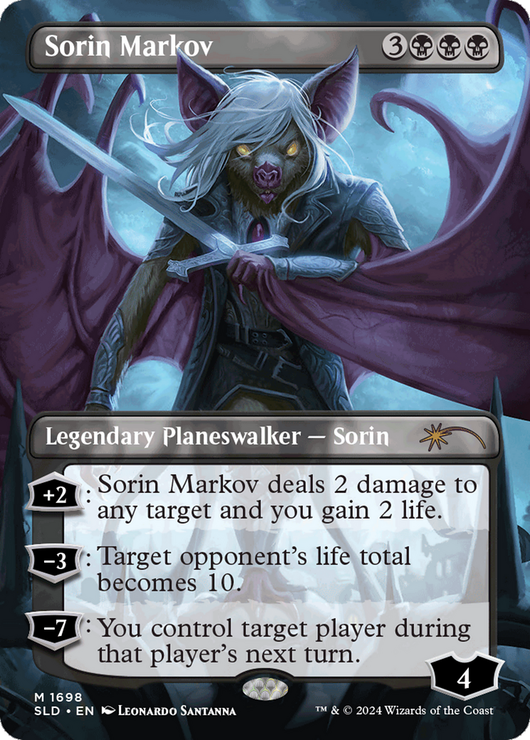 Sorin Markov  [Foil]  (SLD-1698) - [Secret Lair Drop] (Borderless) - Trinity Hobby
