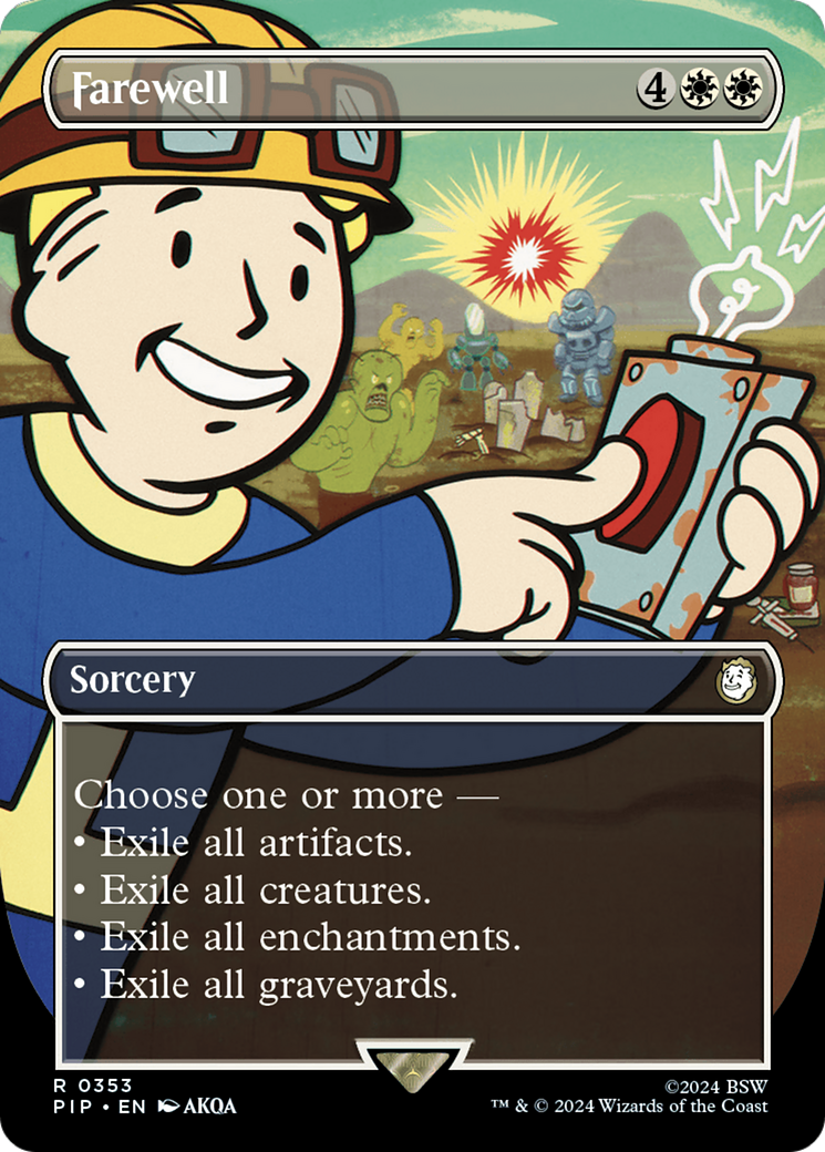 Farewell (Borderless) [Fallout] - Trinity Hobby