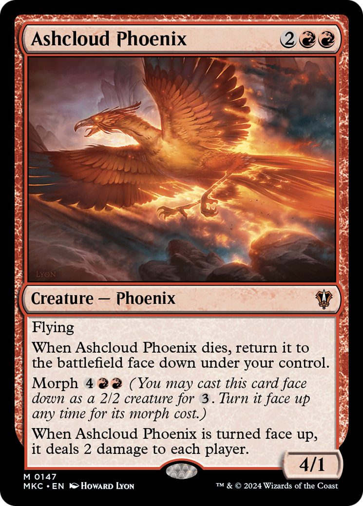 Ashcloud Phoenix [Murders at Karlov Manor Commander] - Trinity Hobby