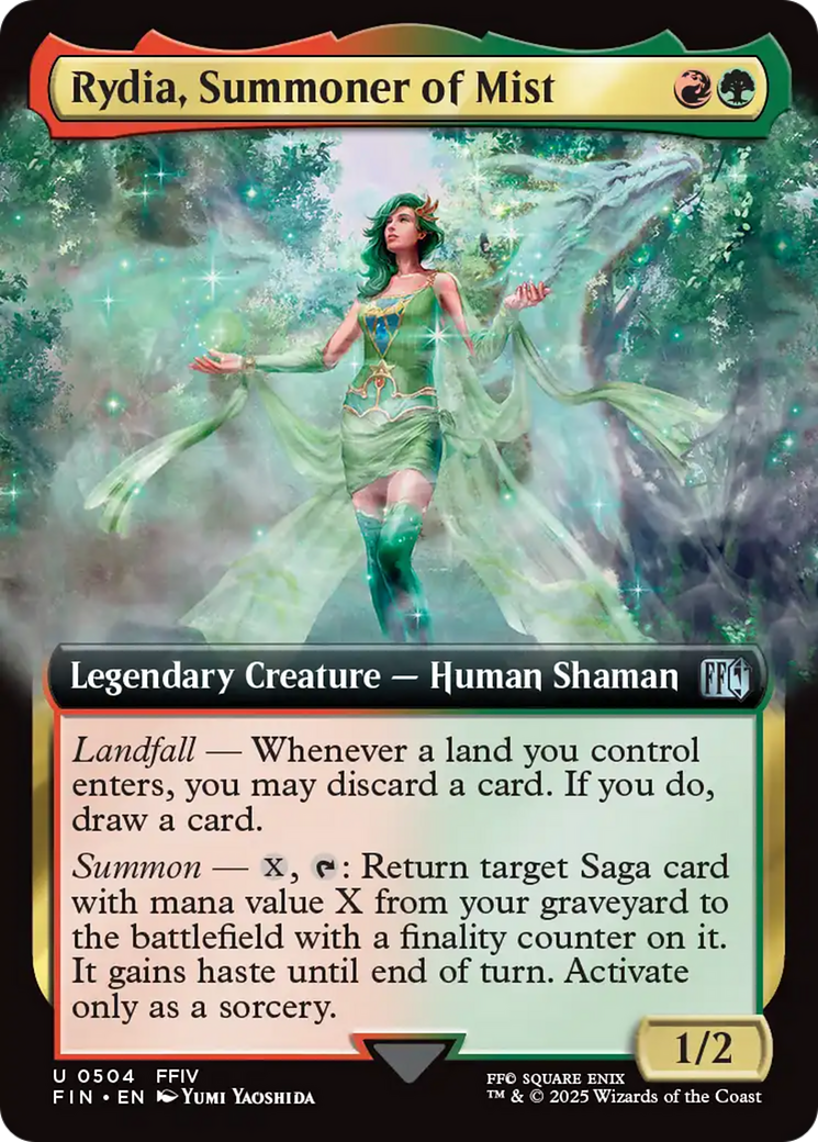 Rydia, Summoner of Mist  (FIN-504) - [FINAL FANTASY]: (Extended Art) - Trinity Hobby