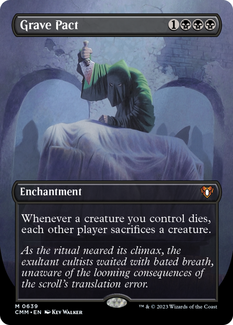 Grave Pact (Borderless Alternate Art) [Commander Masters] - Trinity Hobby