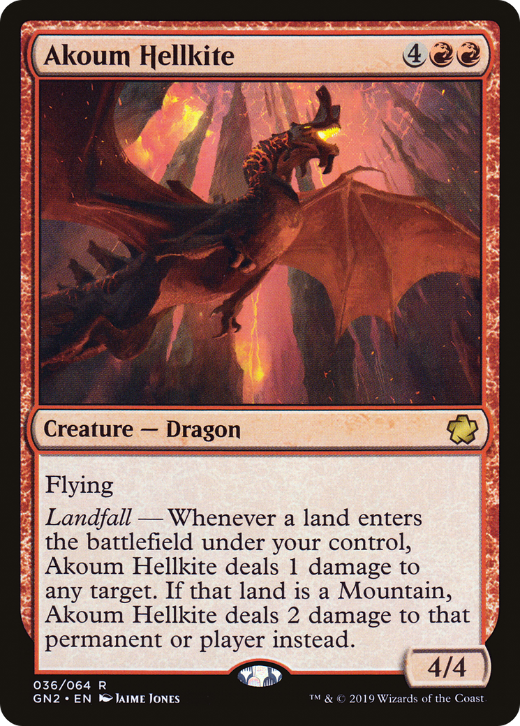 Akoum Hellkite [Game Night 2019] - Trinity Hobby