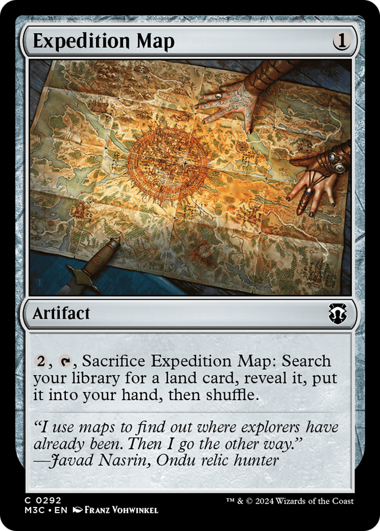 Expedition Map (Ripple Foil) [Modern Horizons 3 Commander] - Trinity Hobby