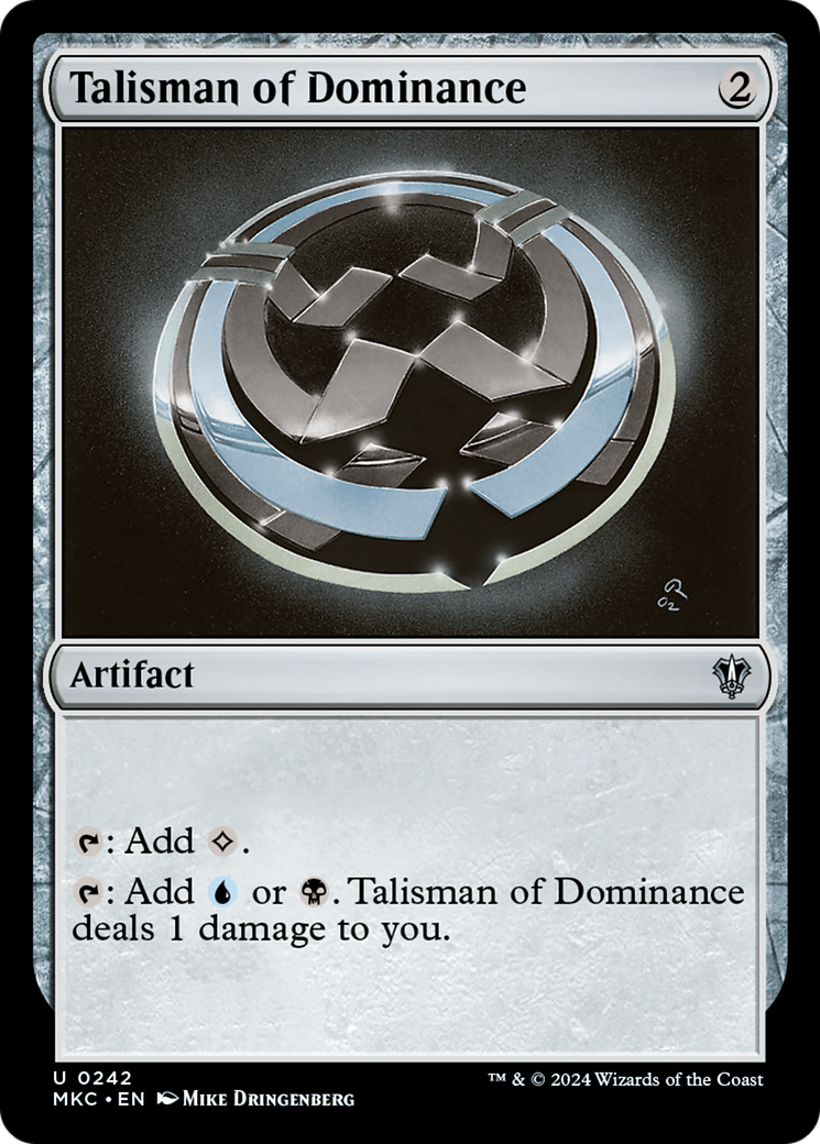 Talisman of Dominance [Murders at Karlov Manor Commander] - Trinity Hobby