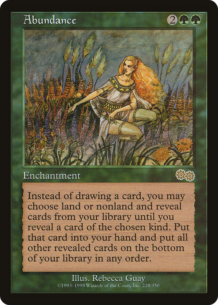 Abundance [Urza's Saga] - Trinity Hobby