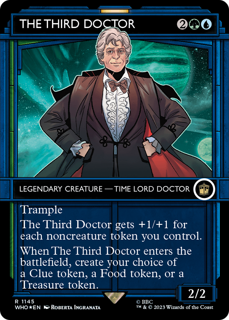 The Third Doctor (Showcase) (Surge Foil) [Doctor Who] - Trinity Hobby