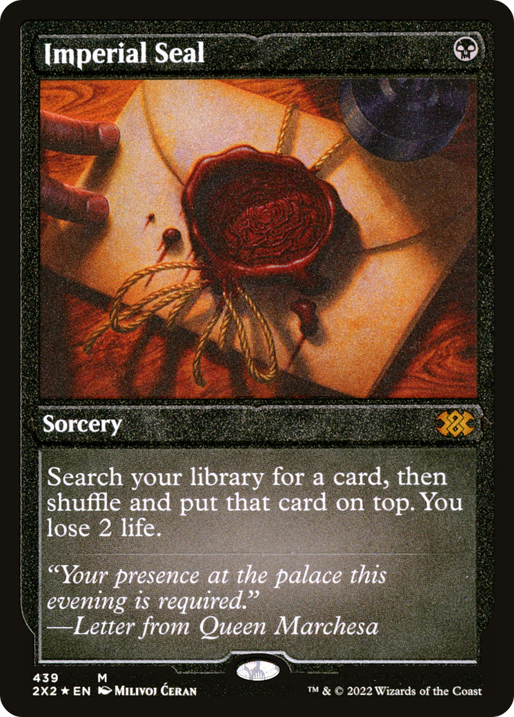 Imperial Seal  [Foil]  (2X2-439) - [Double Masters 2022] - Trinity Hobby