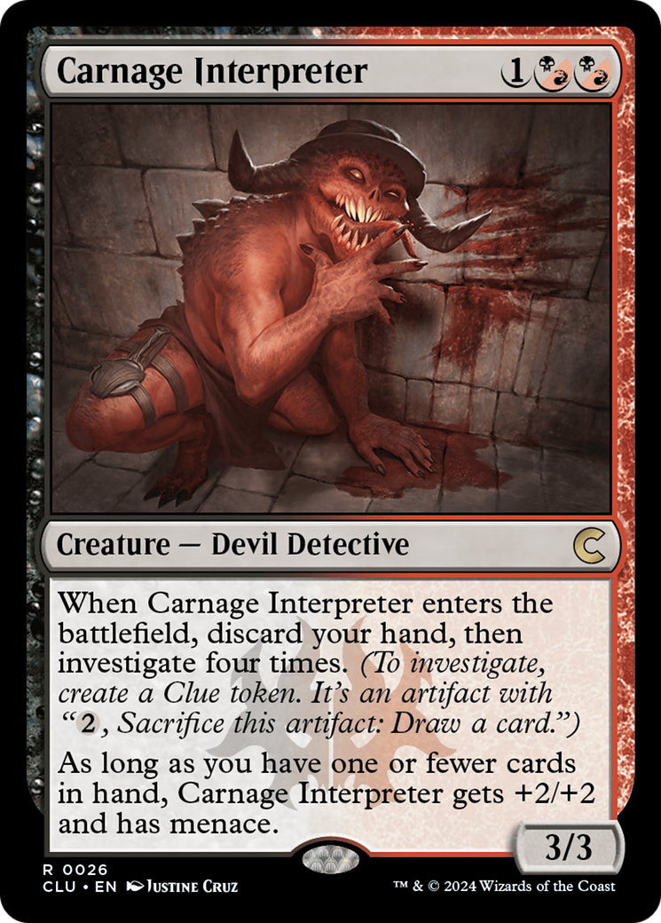 Carnage Interpreter [Ravnica: Clue Edition] - Trinity Hobby