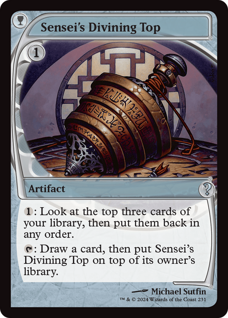 Sensei's Divining Top (Future Sight) [Mystery Booster 2] - Trinity Hobby