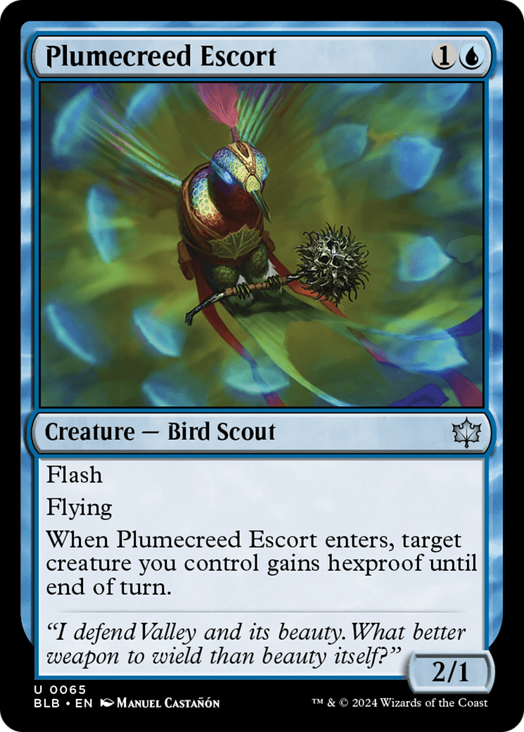 Plumecreed Escort [Bloomburrow] - Trinity Hobby