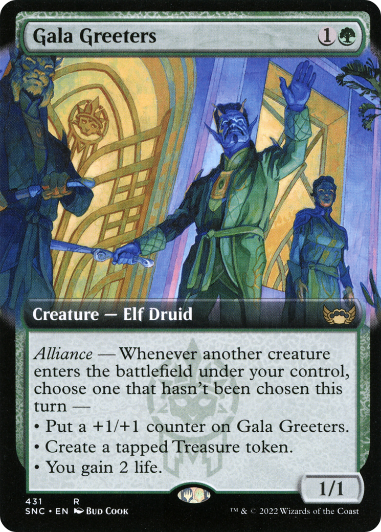 Gala Greeters (Art étendu) [Rues de New Capenna] 