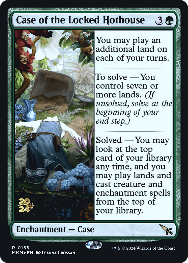 Case of the Locked Hothouse [Murders at Karlov Manor Prerelease Promos] - Trinity Hobby