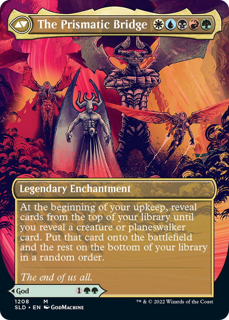 Esika, God of the Tree // The Prismatic Bridge (Display Commander) (Borderless) [Secret Lair: From Cute to Brute] - Trinity Hobby
