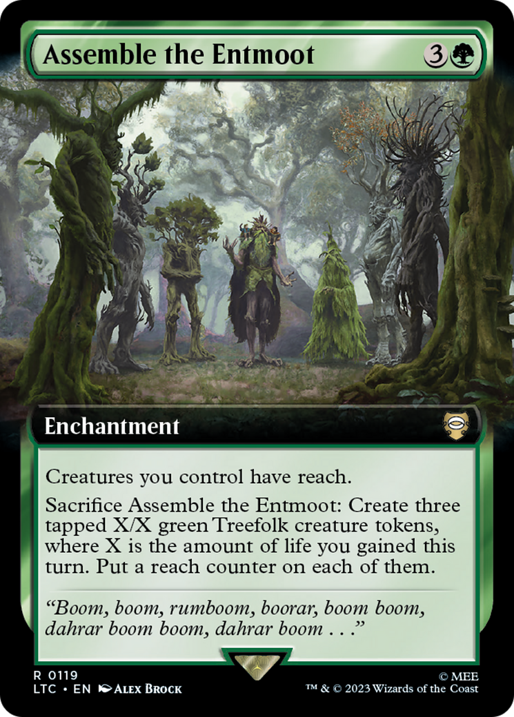 Assemble the Entmoot (Extended Art) [The Lord of the Rings: Tales of Middle-Earth Commander] - Trinity Hobby