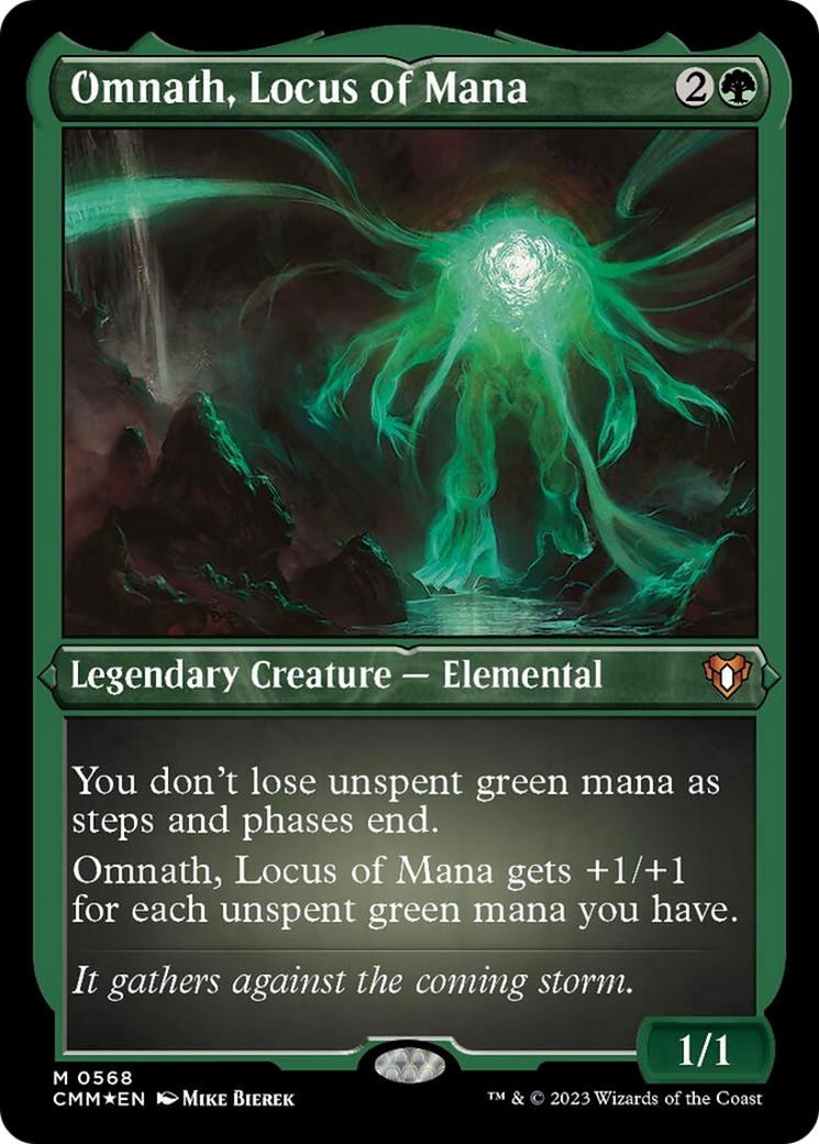 Omnath, Locus of Mana (Foil Etched) [Commander Masters] - Trinity Hobby
