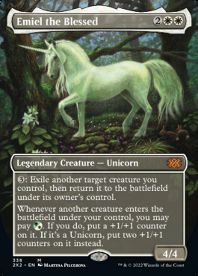 Emiel the Blessed (Borderless Alternate Art) [Double Masters 2022] - Trinity Hobby
