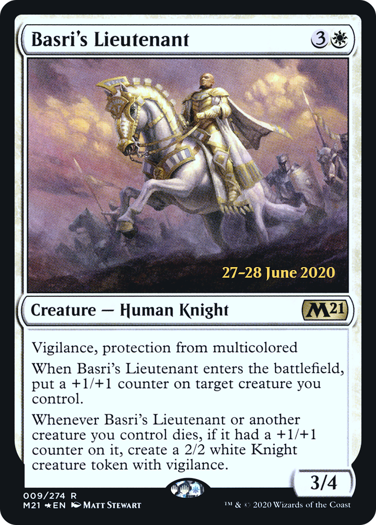 Basri's Lieutenant [Core Set 2021 Prerelease Promos] - Trinity Hobby