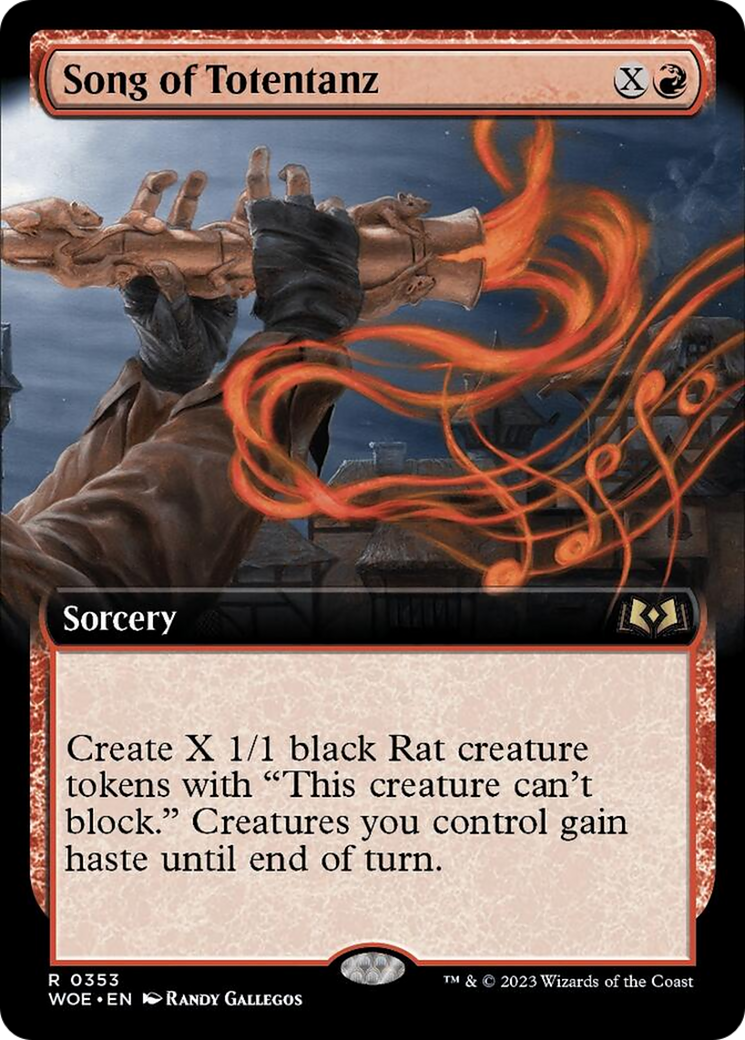 Song of Totentanz (Extended Art) [Wilds of Eldraine] - Trinity Hobby