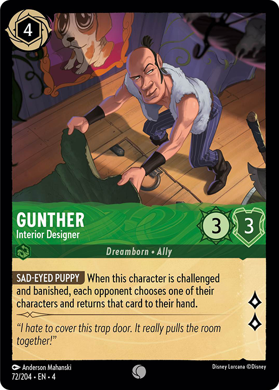 Gunther - Interior Designer (72/204) [Ursula's Return] - Trinity Hobby