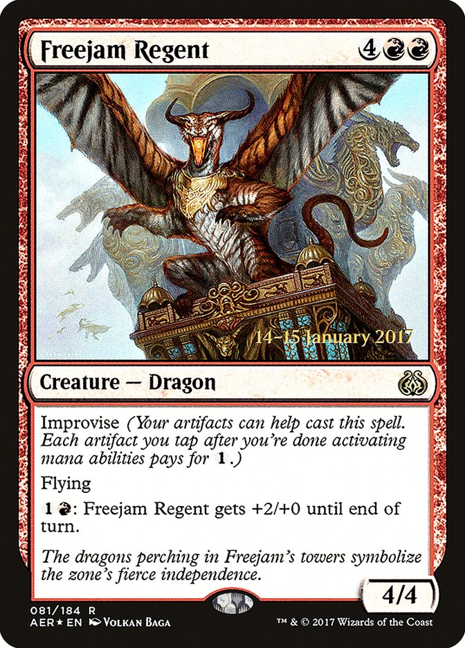 Freejam Regent [Aether Revolt Prerelease Promos] - Trinity Hobby