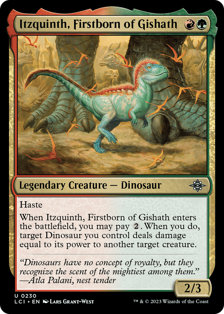 Itzquinth, Firstborn of Gishath [The Lost Caverns of Ixalan] - Trinity Hobby