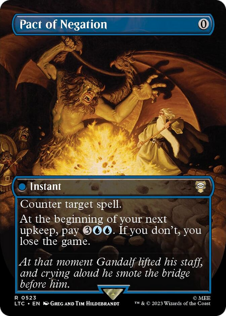 Pact of Negation (Borderless) [The Lord of the Rings: Tales of Middle-Earth Commander] - Trinity Hobby