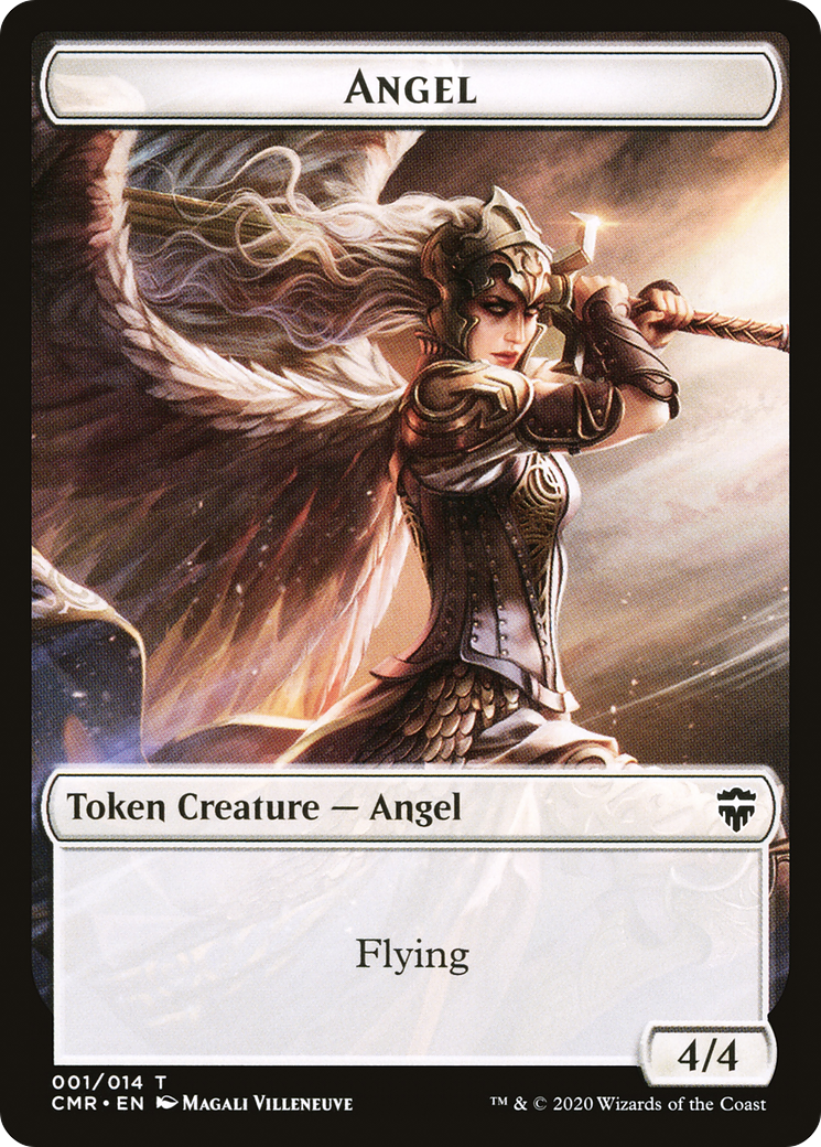 Angel  [Foil]  (CMR-001) - [Commander Legends Tokens] - Trinity Hobby