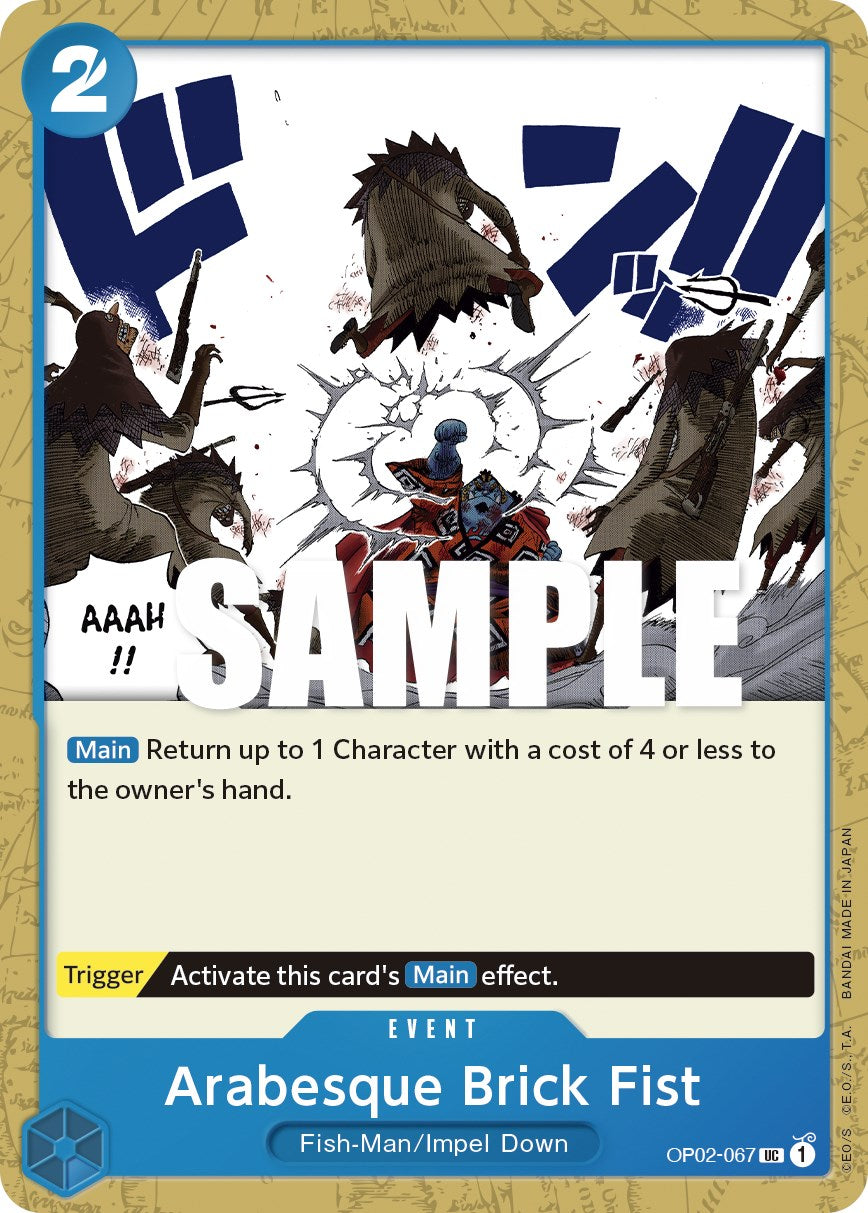 Arabesque Brick Fist (OP02-067) - [Paramount War] - Trinity Hobby
